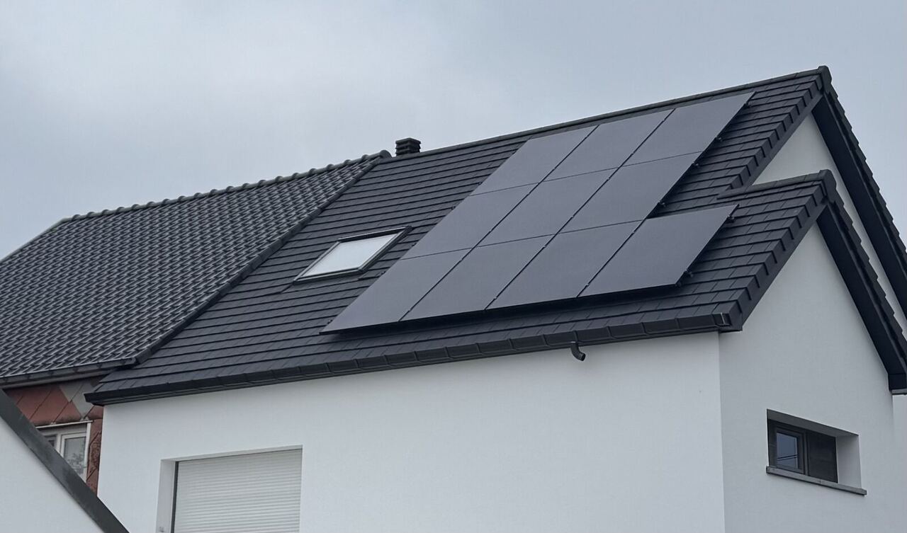 Zonnepanelen op een woning